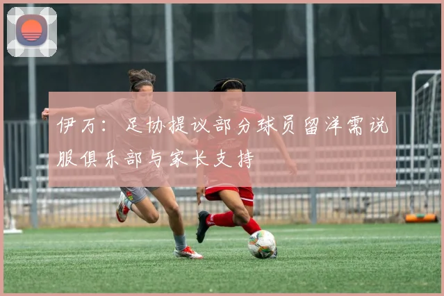 伊万：足协提议部分球员留洋需说服俱乐部与家长支持